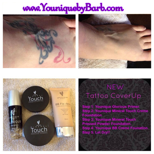 Tattoo cover up coverage foundation