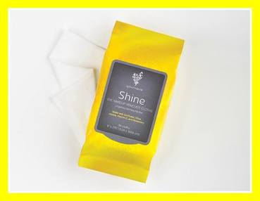 Shine makeup remover cloths skin care