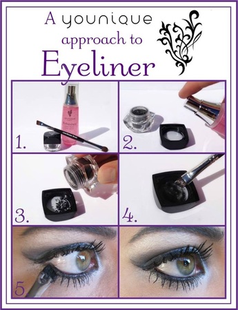 mineral pigment as eyeliner